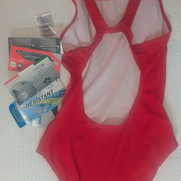 Size 26 RED Arena Swim Team Swimsuit NWT - Picture 7 of 7